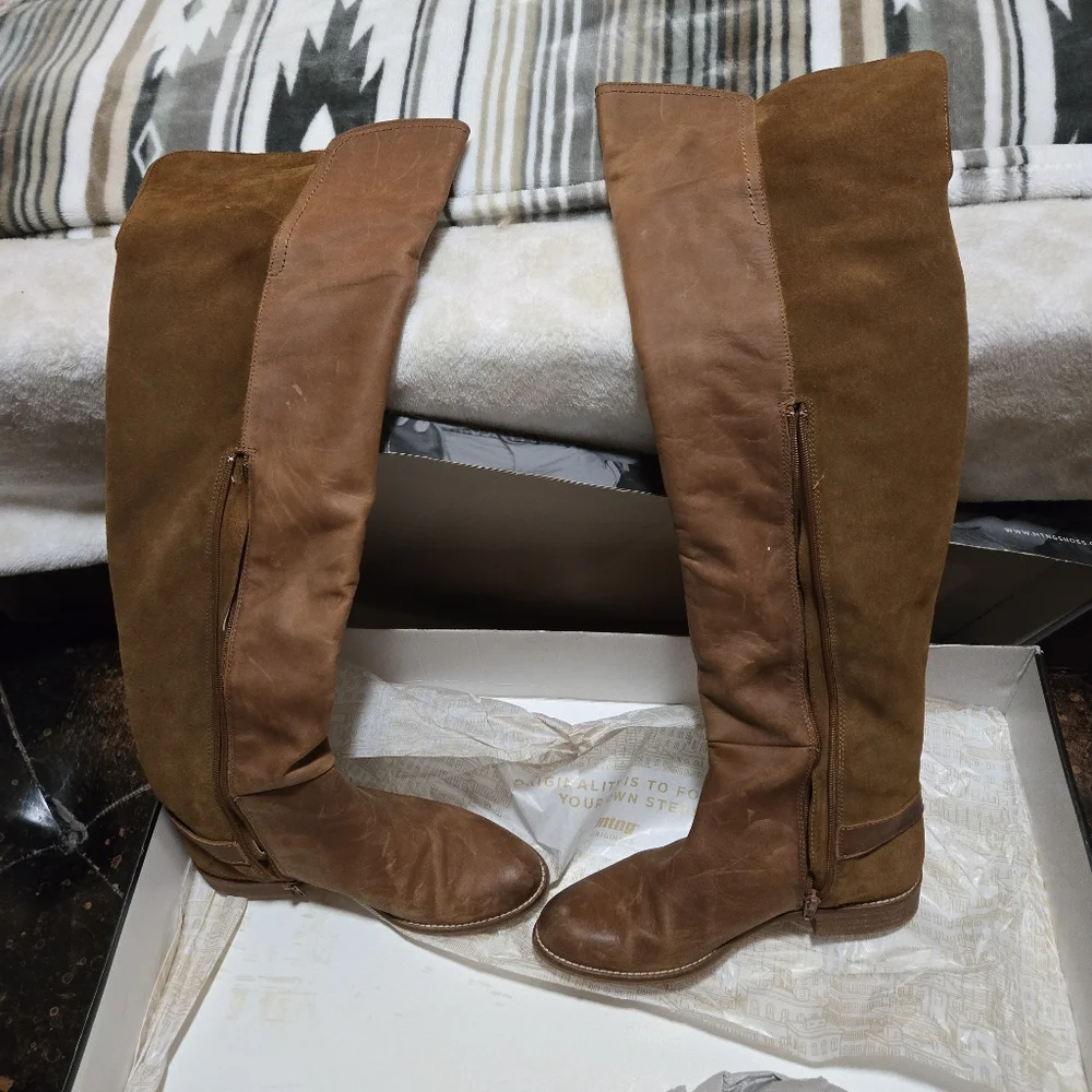 ⭐️MTNG over the knee suede boot